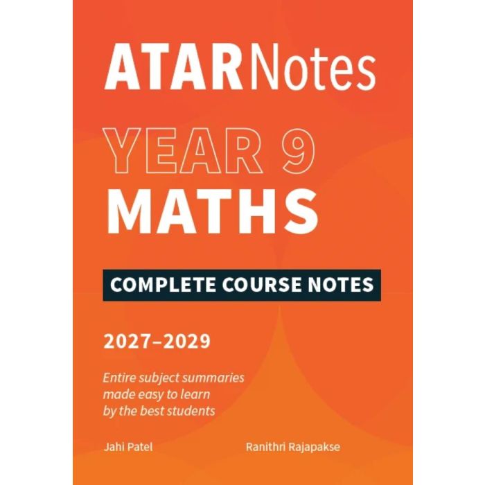 ATAR Notes Year 9 Maths Notes (2027-2029)