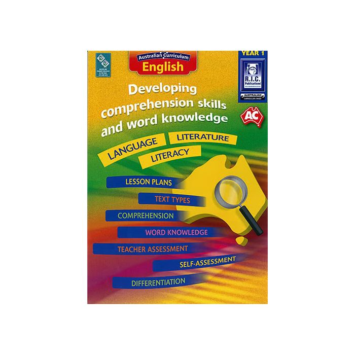 Developing comprehension skills and word knowledge Year 1