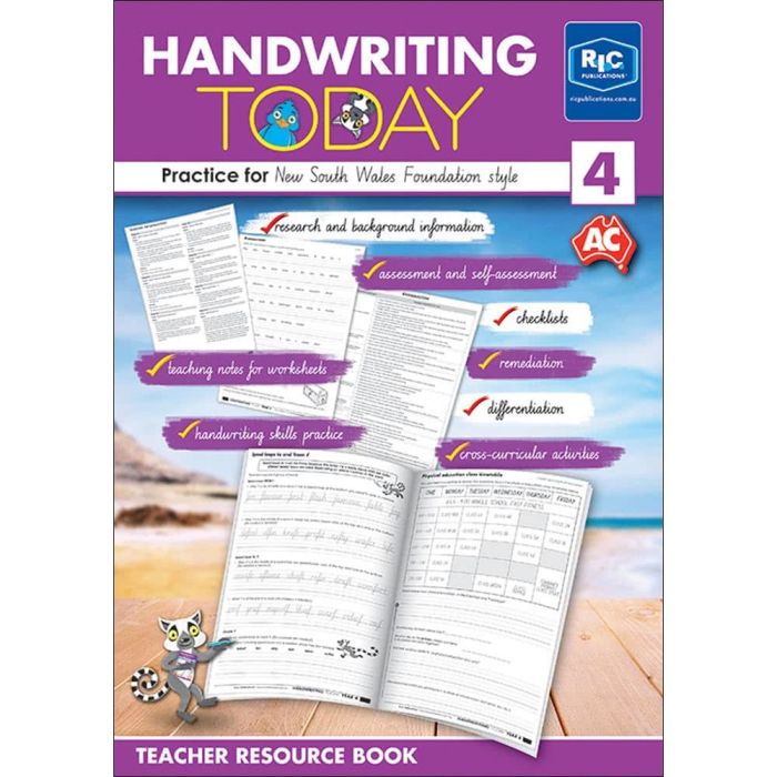 Handwriting Today: Practice for New South Wales Foundation Style Year 4