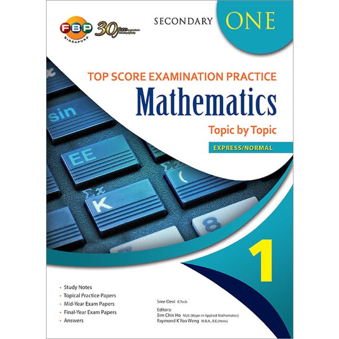 Top Score Examination Practice Mathematics Secondary 1