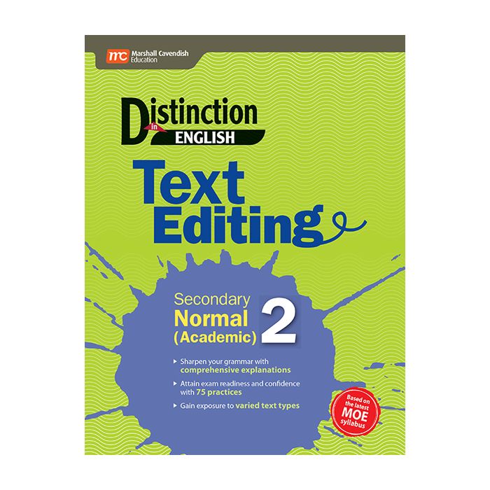 Distinction in English: Text Editing Secondary 2 Normal (Academic)