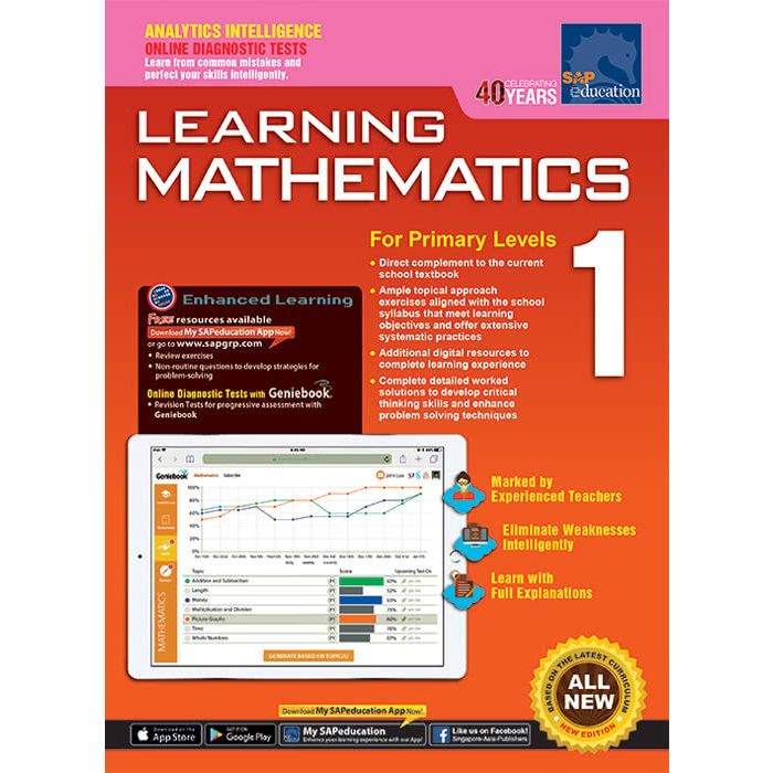 Learning Mathematics for Primary 1 + Geniebook