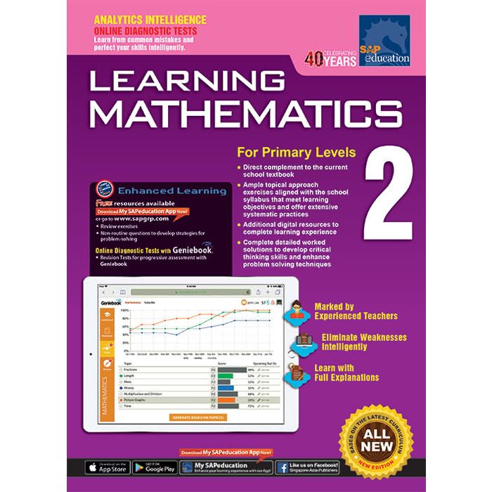 Learning Mathematics for Primary 2 + Geniebook