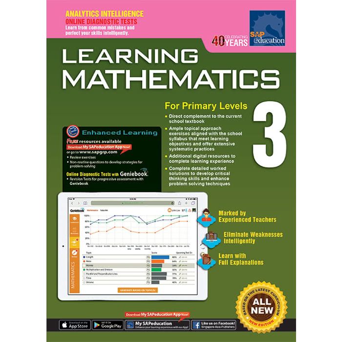 Learning Mathematics for Primary 3 + Geniebook