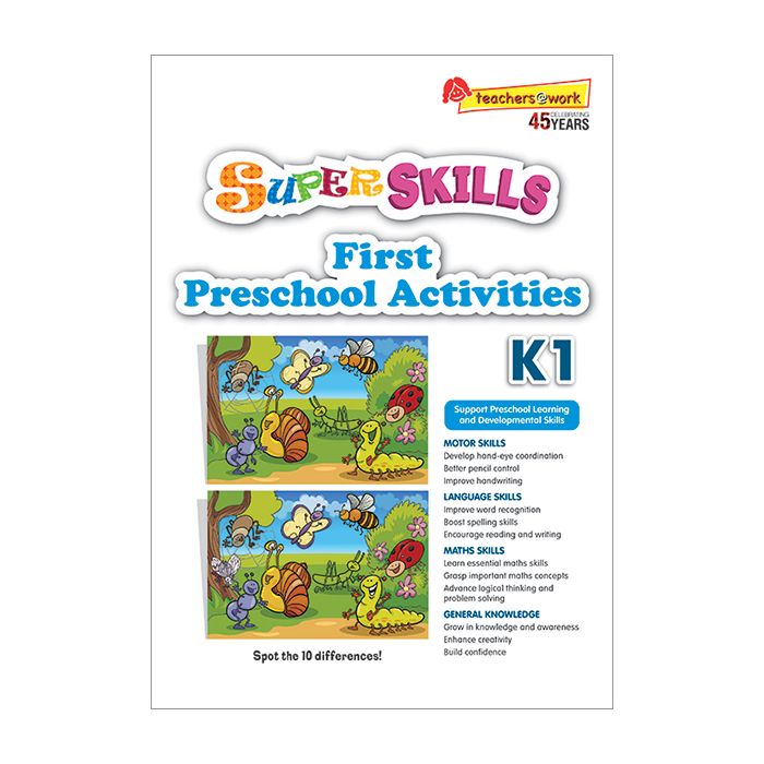 Super Skills First Preschool Activities Kindergarten 1