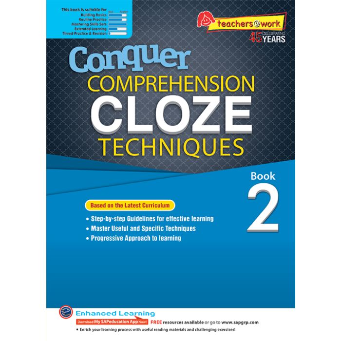 Conquer Comprehension Cloze Techniques Book 2