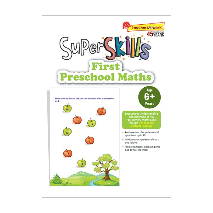 Super Skills First Preschool Maths for Age 6+