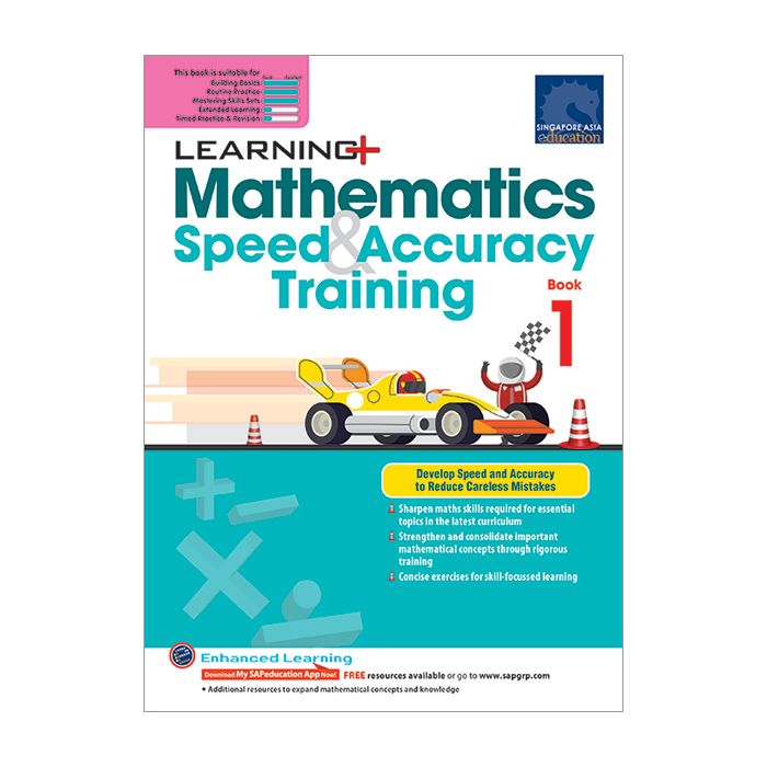 Learning+ Mathematics Speed & Accuracy Training Book 1