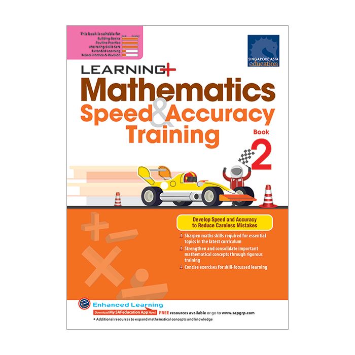 Learning+ Mathematics Speed & Accuracy Training Book 2