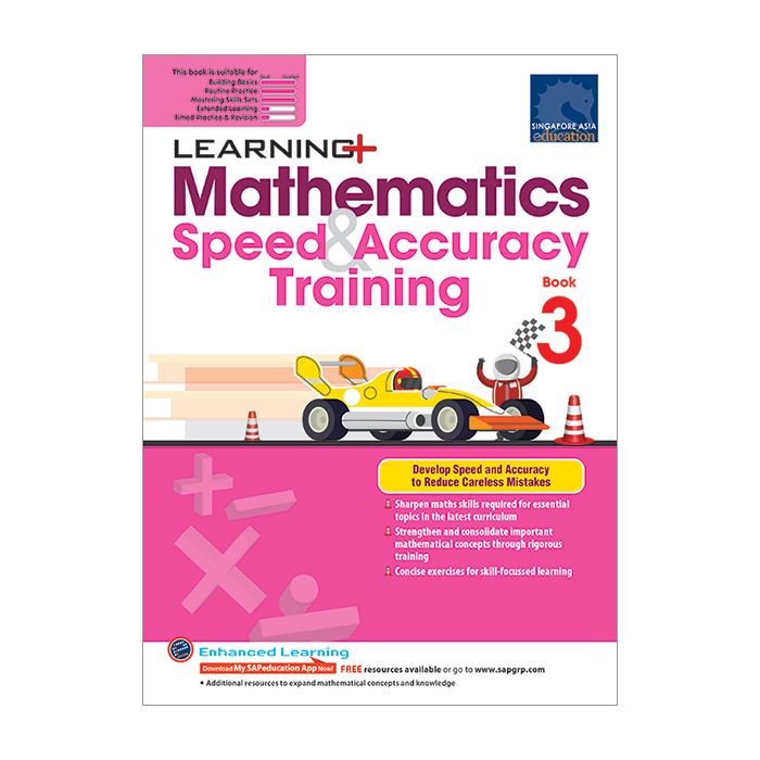 Learning+ Mathematics Speed & Accuracy Training Book 3