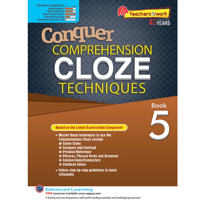 Conquer Comprehension Cloze Techniques Book 5