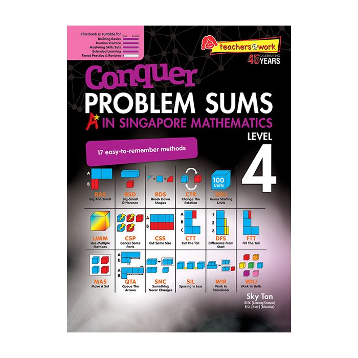 Conquer Problem Sums A* in Singapore Maths Level 4