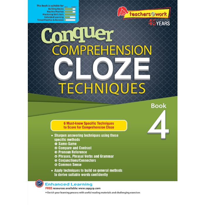 Conquer Comprehension Cloze Techniques Book 4