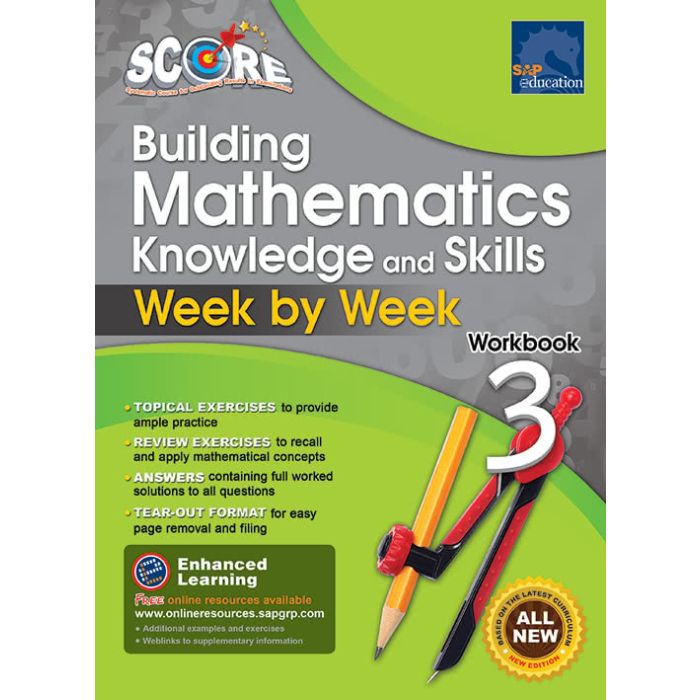 SCORE Building Mathematics Knowledge and Skills Workbook 3