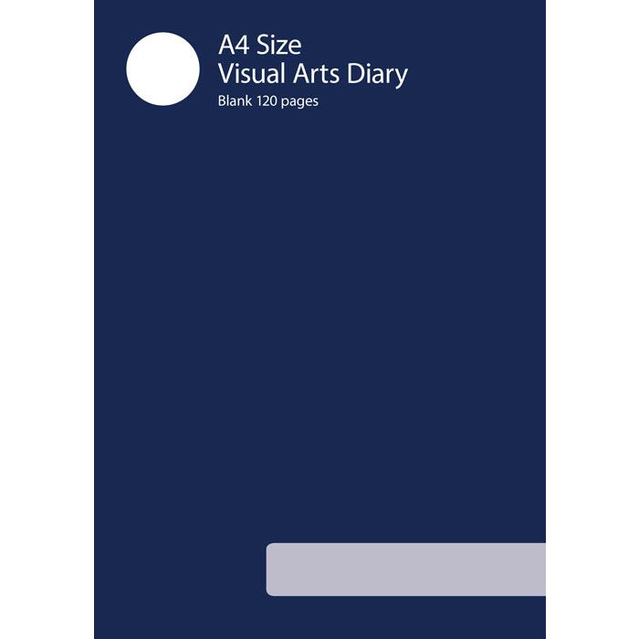 A4 Visual Arts Diary Spiral Bound 120pp (softcover)