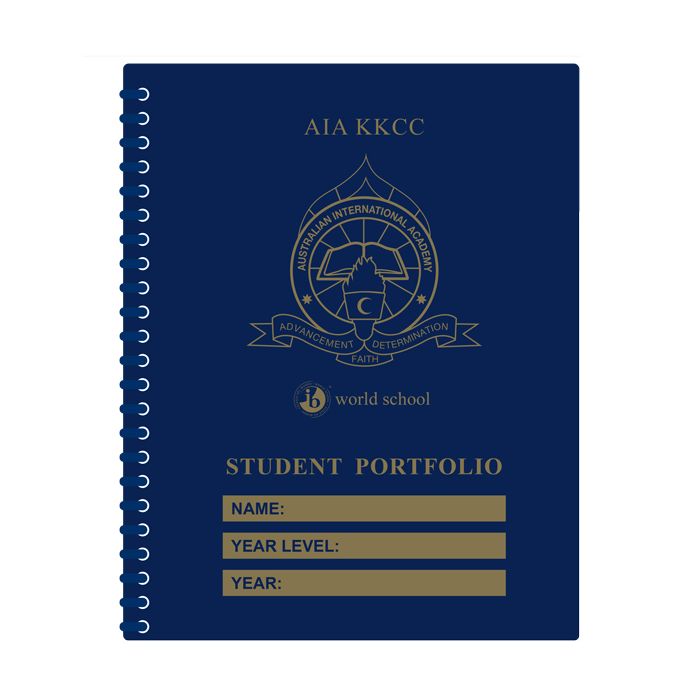 AIA KKCC A4 Student Portfolio Display Book