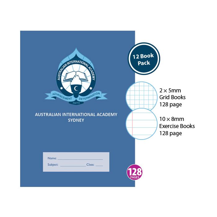AIA Kellyville Years 11-12 2026 Exercise Book Pack