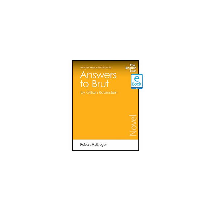 Answers to Brut: English Club Teacher Resource Packet ebook