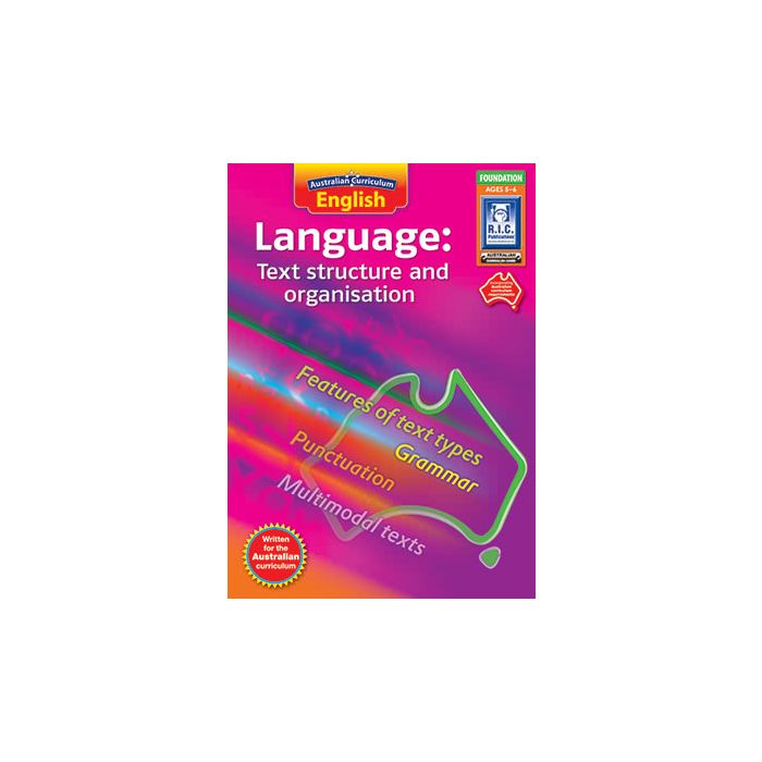 Australian Curriculum English Language: Text Structure and Organisation Foundation