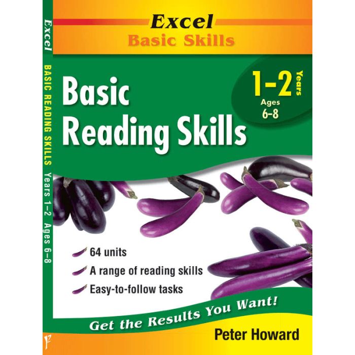 Excel Basic Skills: Reading Skills Years 1-2