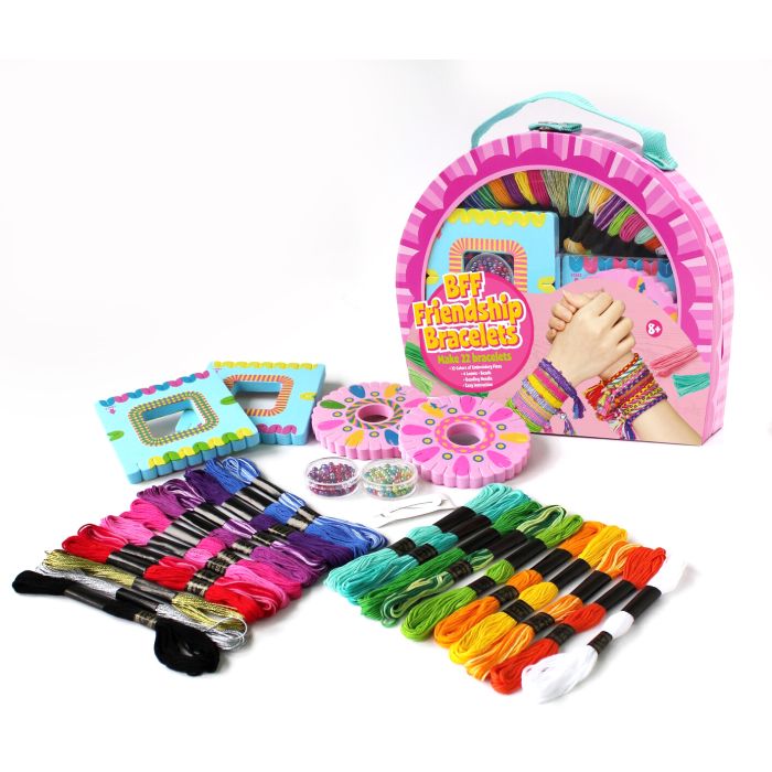 Champion and Kaper Kidz Friends 4 Ever Bracelet Making Kit Pink (8 years+)