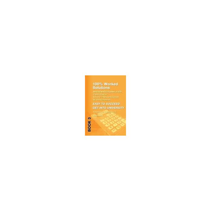 BOOK 3 MATHS 3U VOL2