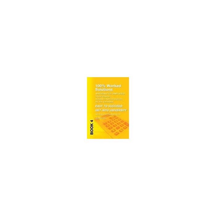 BOOK 4 MATHS 3U VOL 2