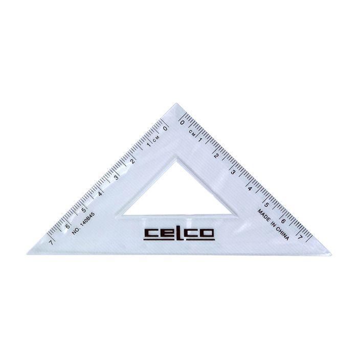 Set square 14cm, 45°