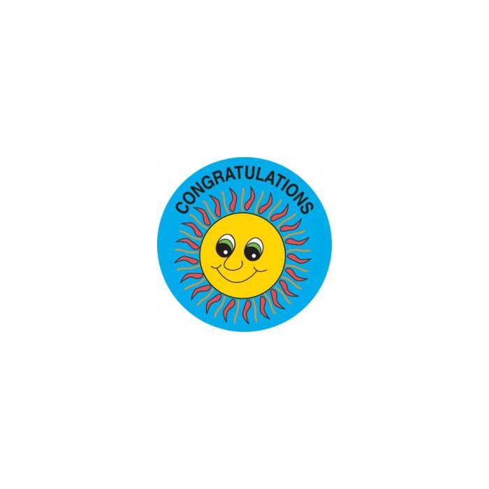 Magpie Stickers Congratulations MAG-040 - Pack of 100