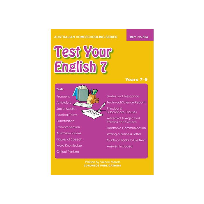 Test Your English 7 (Item no.554)