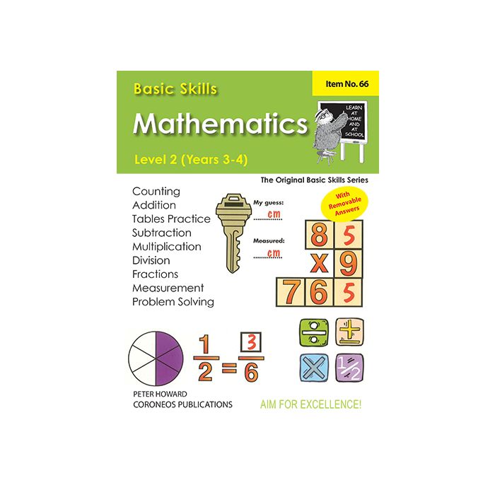 Basic Skills Maths Level 2 Yrs 3 - 4 (Basic Skills No. 66)