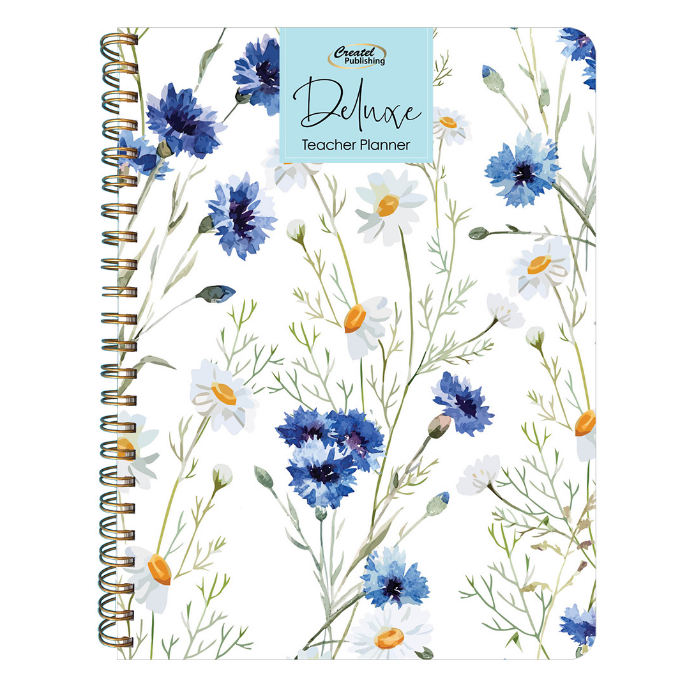 Deluxe Primary Daily Teacher Planner Daisy 2524E