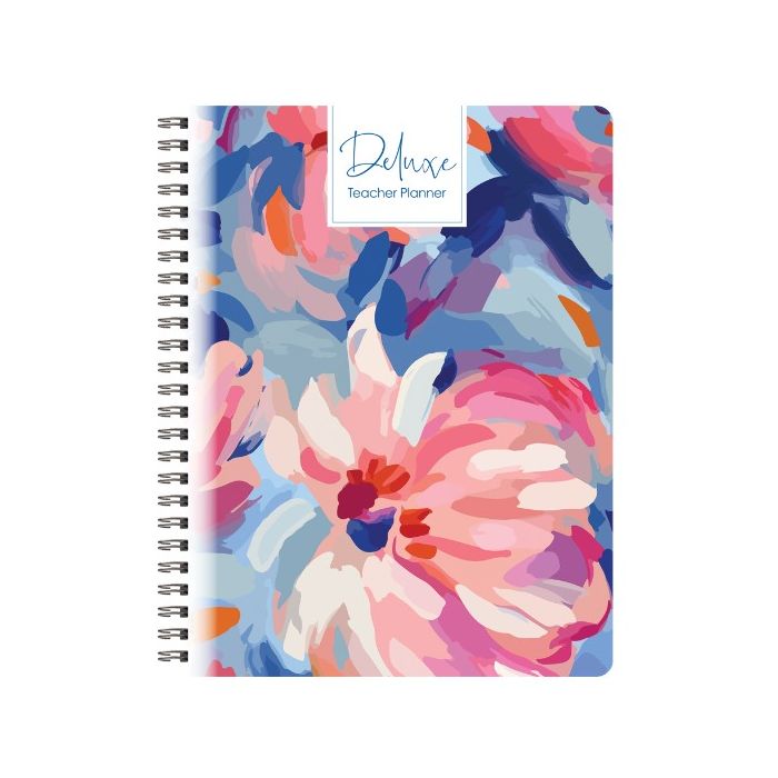 Deluxe Primary Daily Teacher Planner Summer Blossom 2524V
