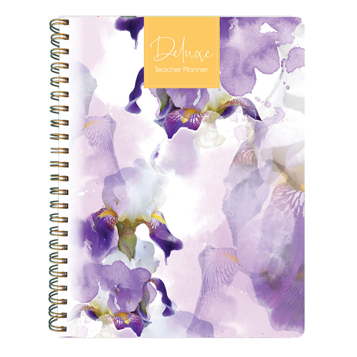 Deluxe Primary Daily Teacher Planner Wild Iris 2524T