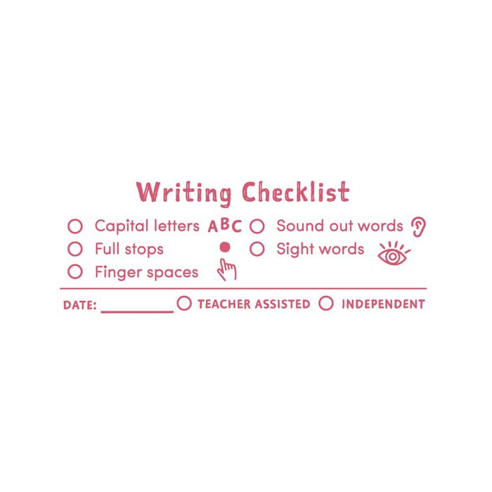 ATA Teacher's Stamp: Early Years Writing Checklist CS1001