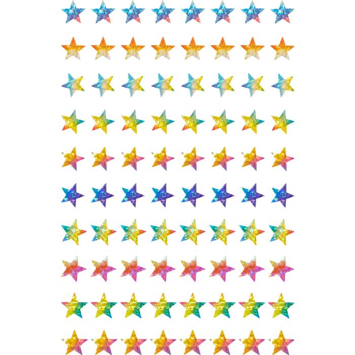 Laser Stars - Dynamic Glitz Stickers - 13mm (Pack of 700) DG598