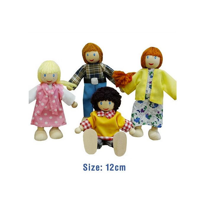 Doll Family 4pc- White