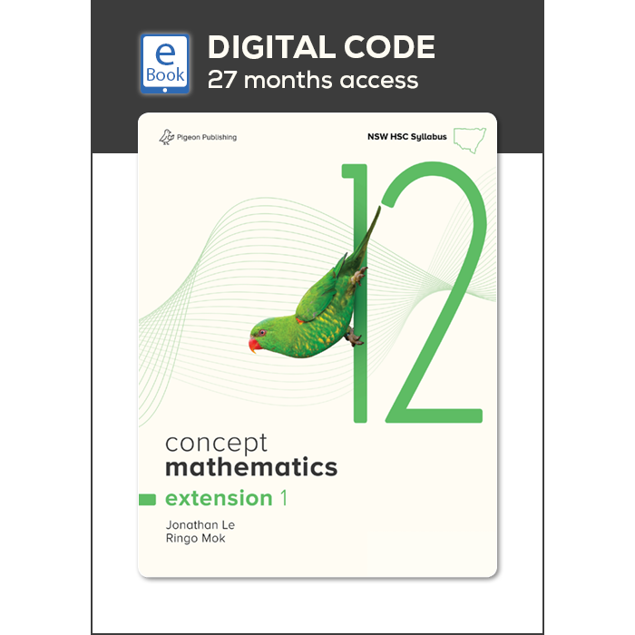 [Pre-order] Concept Mathematics 12 Extension 1 (digital only) (Code Emailed) [Due mid-Nov 2026]