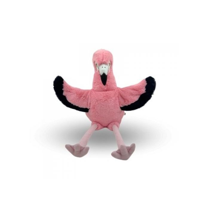 Eco Flamingo Hand Puppet 25cm
