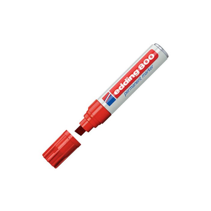 EDDING 800 Red Permanent Marker (Colour 2)
