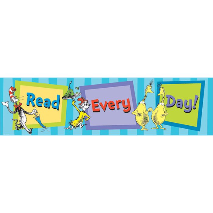Dr Seuss 4 Foot Banner