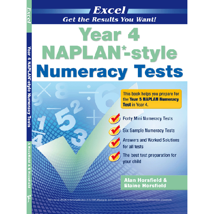Excel NAPLAN*-style Numeracy Tests Year 4