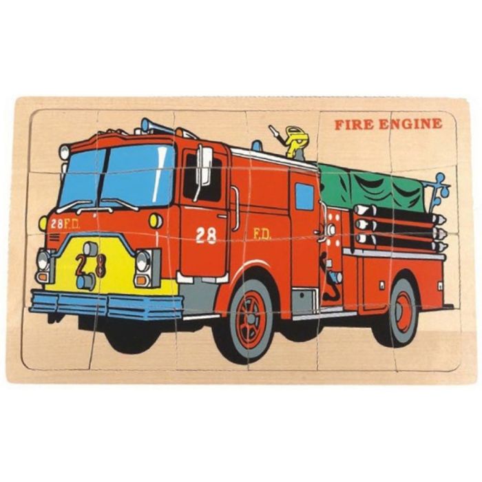 Fire Engine Jigsaw Puzzle (Ages 3+)