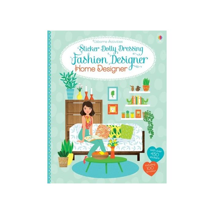 Usborne Sticker Dolly Designer Dressing Fashion Designer: Home Designer