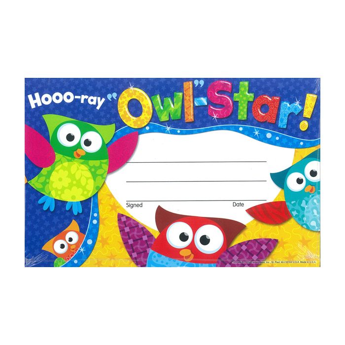 Hooo-ray "Owl-Star" Cards 30 pack 