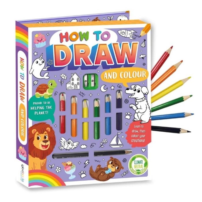 How to Draw & Colouring Kit (Including Pencils)