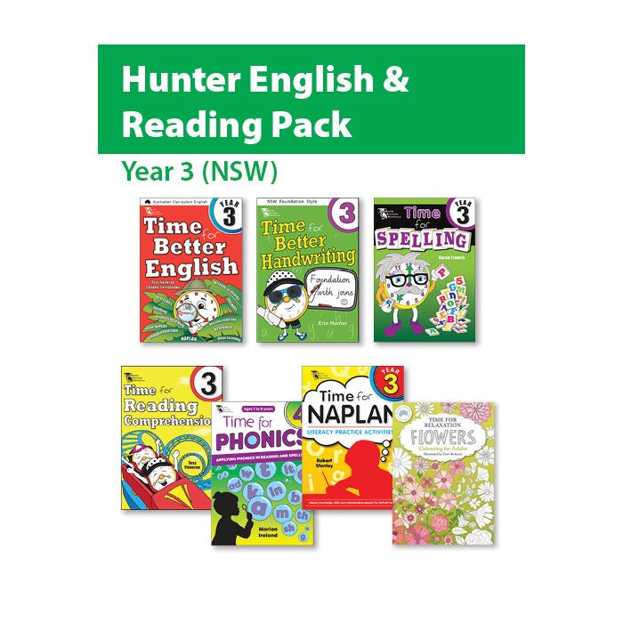 Hunter Grade 3 English & Reading Pack (NSW)