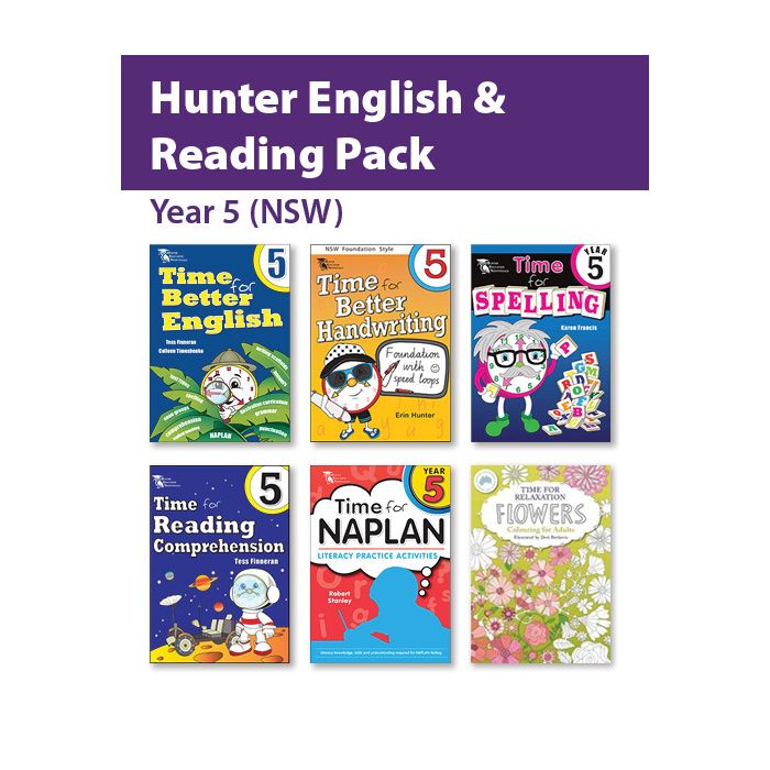 Hunter Grade 5 English & Reading Pack (NSW)