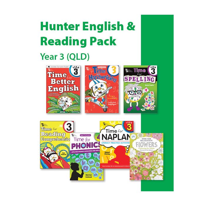 Hunter Grade 3 English & Reading Pack (QLD)