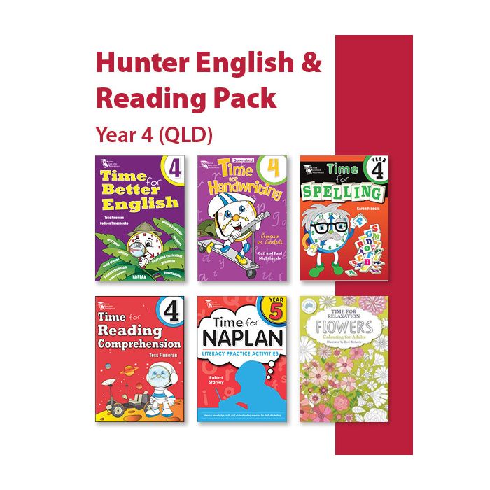 Hunter Grade 4 English & Reading Pack (QLD)